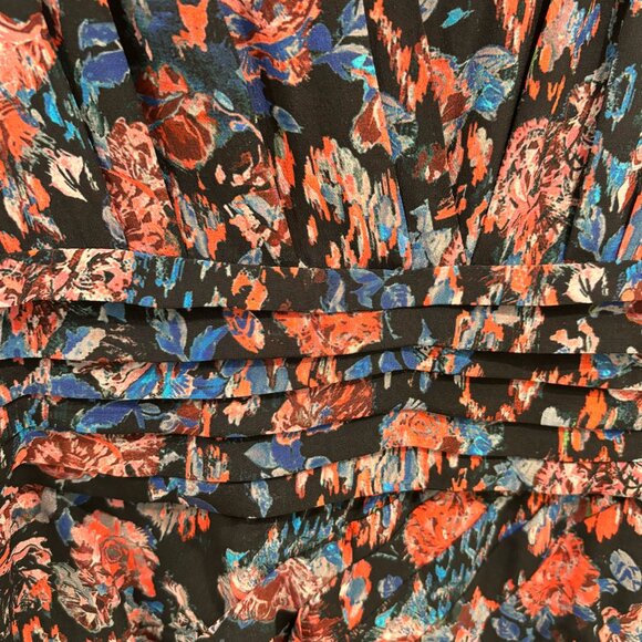 IRO Silk Faux Wrap Dress (Sz 40) - Picture 6 of 8